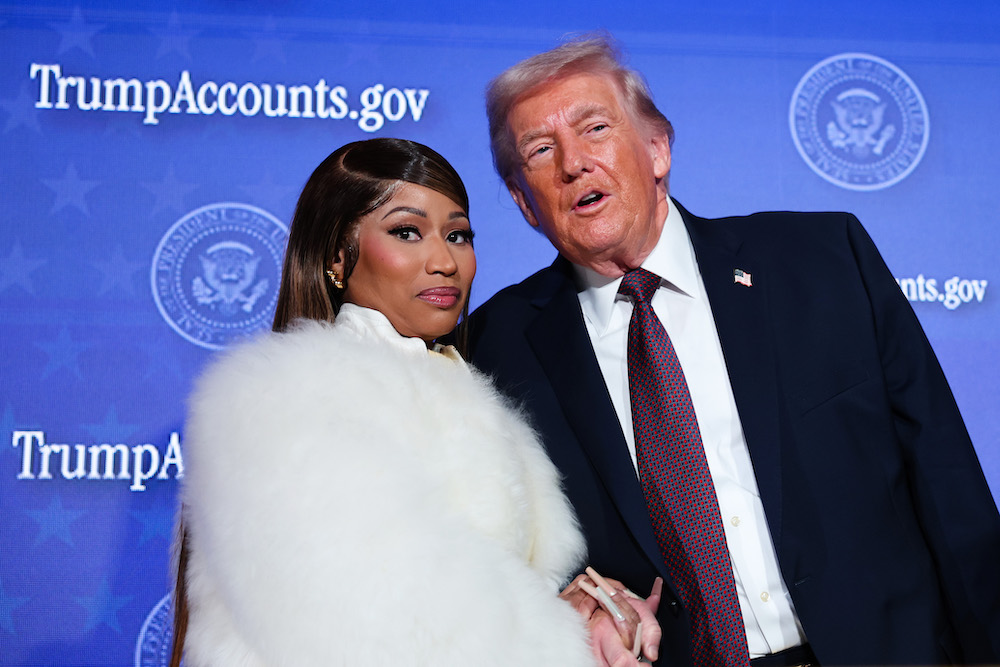 Nicki Minaj Joins Donald Trump Onstage, Says She’s “The President’s #1 Fan”