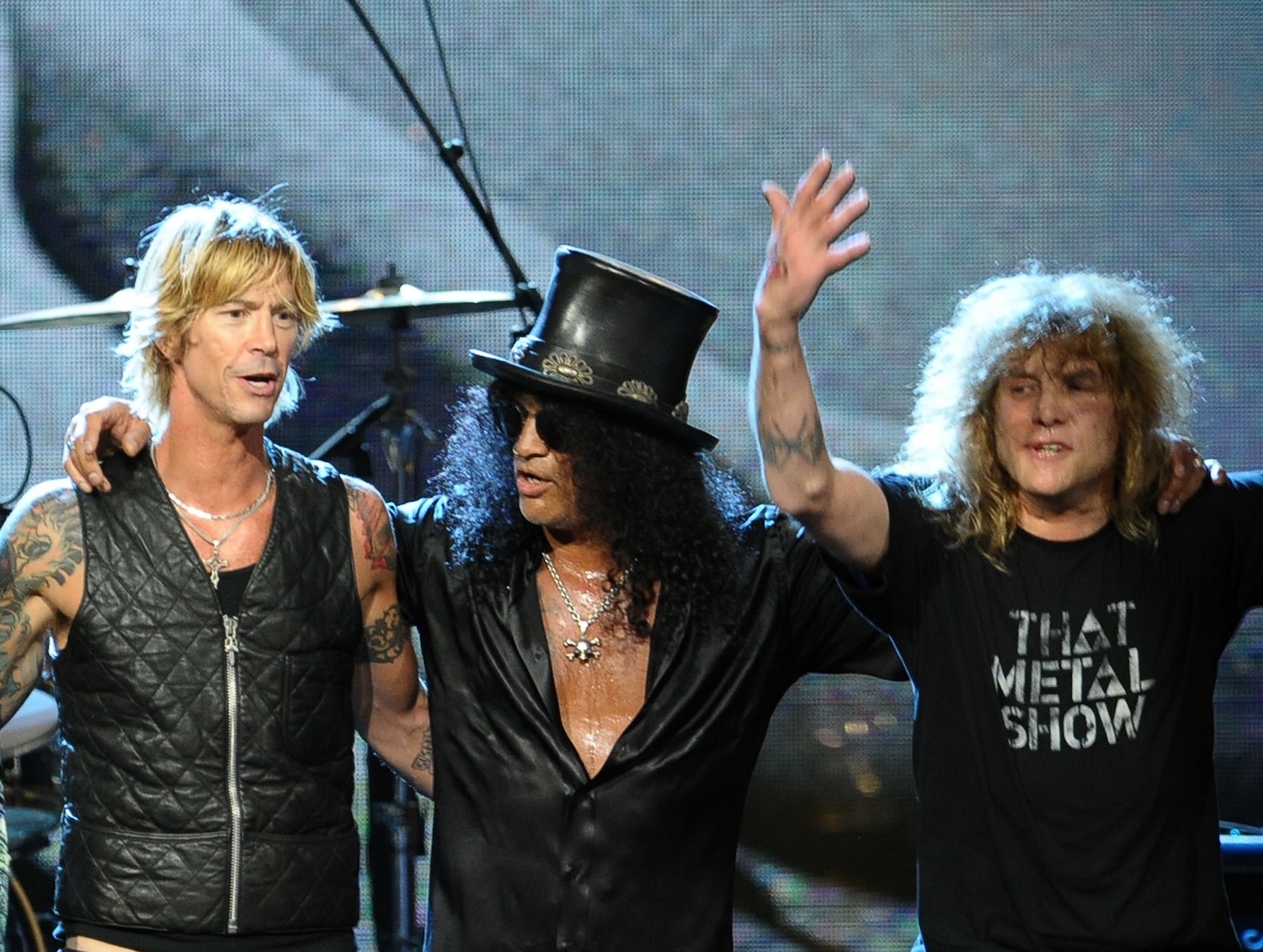 Guns N’ Roses’ Slash, Duff McKagan, Gilby Clarke, & Steven Adler Reunite In LA