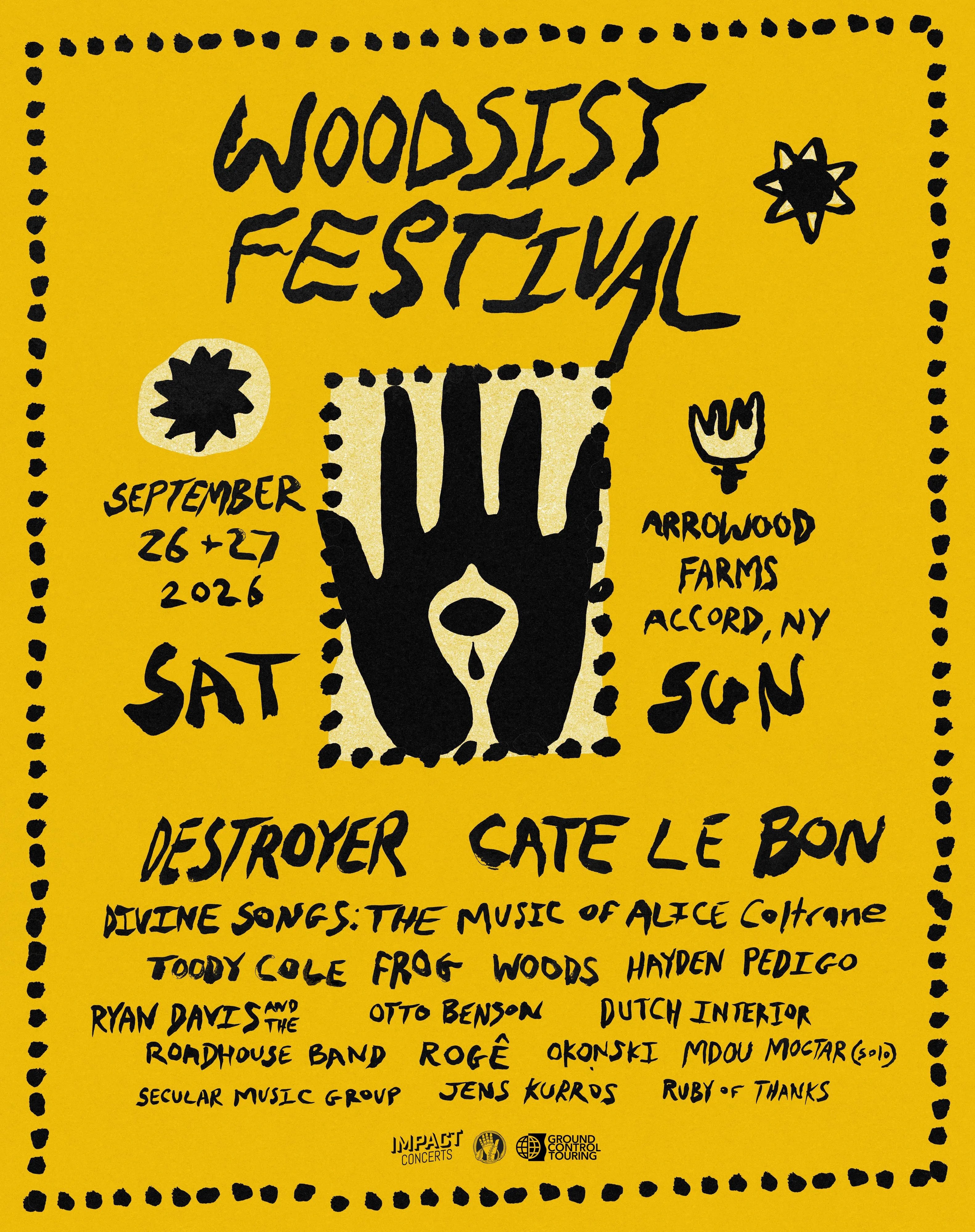 Woodsist Festival Announces 2026 Lineup With Destroyer, Cate Le Bon, & More