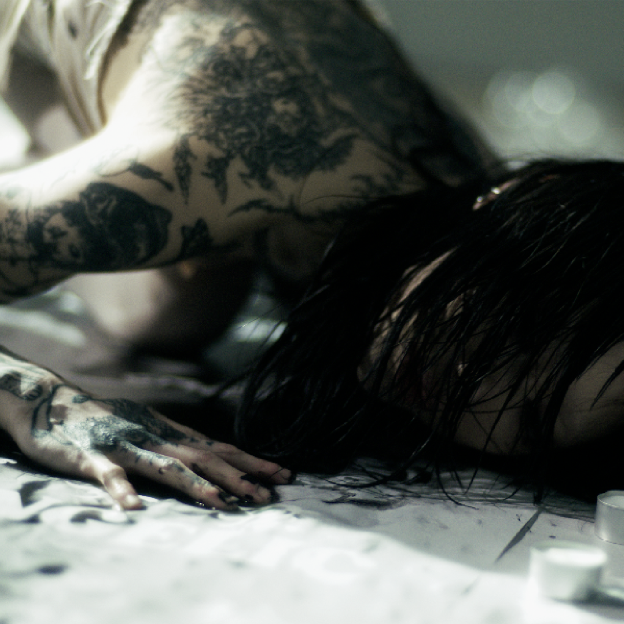 yeule Covered Nancy Sinatra And Writhed In Paint For New Performance Art Film “axel’s portal”