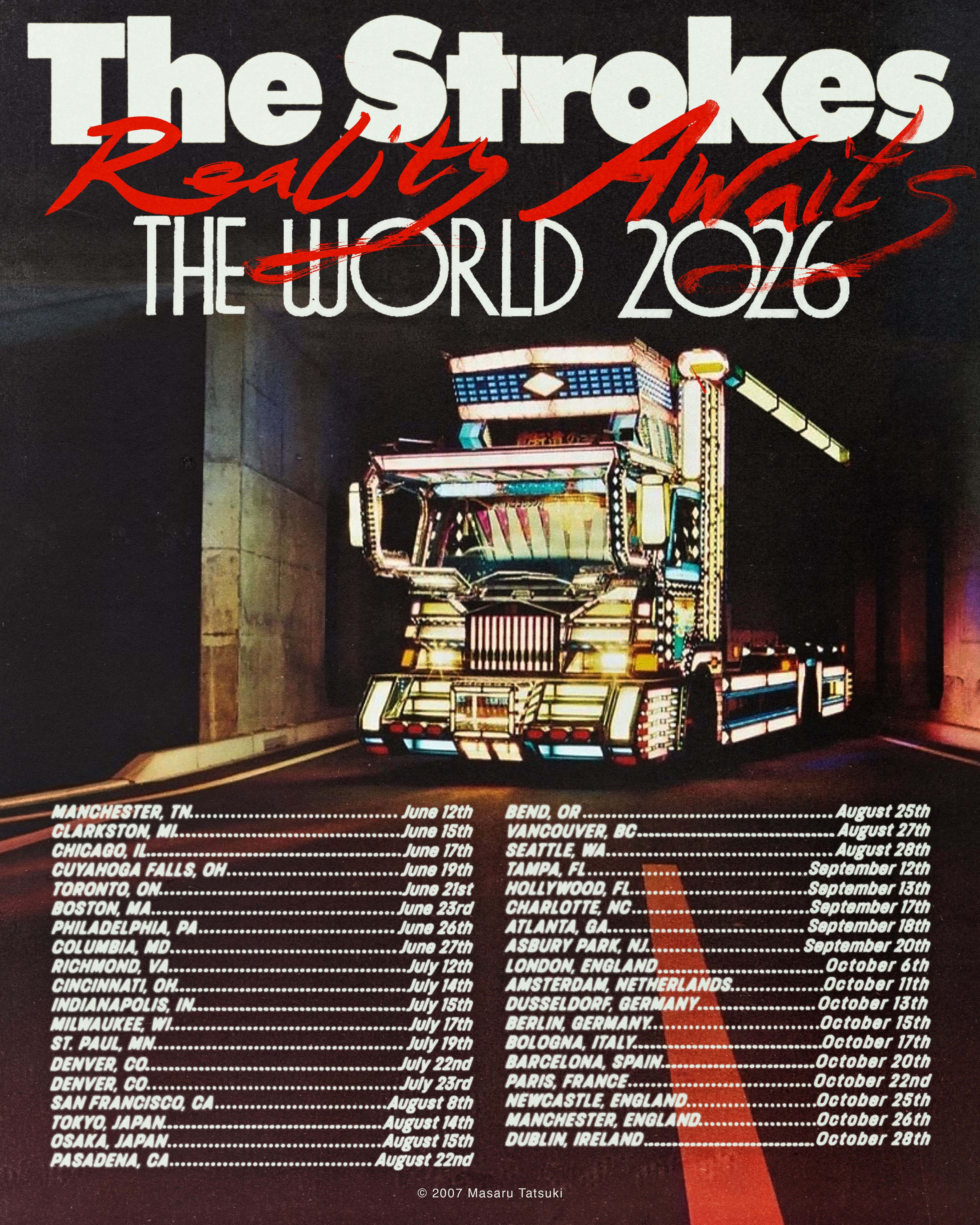 The Strokes Announce 2026 Tour Dates With Thundercat, Hamilton Leithauser, & More