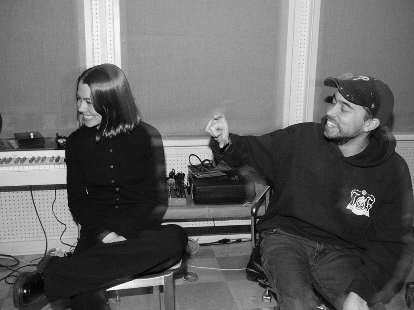 Phoebe Bridgers LP3 Studio Photos Show Matty Healy, Alex G, Jack Antonoff, Bo Burnham, & More