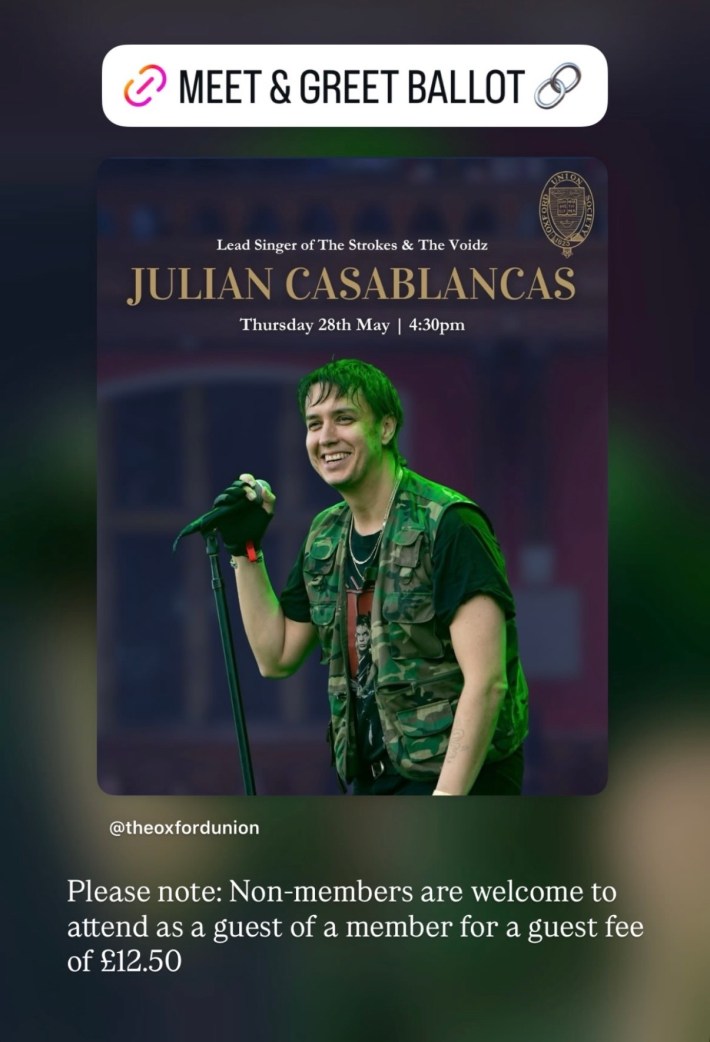 Julian Casablancas Takes On Oxford, Will His Hot Takes Continue?! — photo 7
