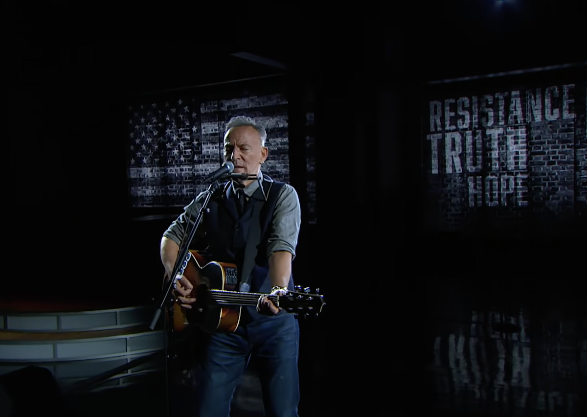Bruce Springsteen Brings Protest and Solidarity to Stephen Colbert’s Penultimate Late Show