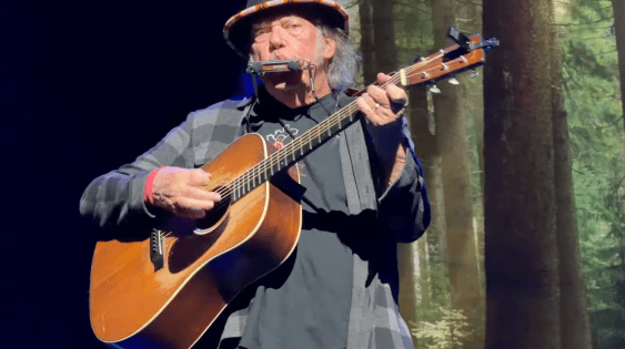 Neil Young Returns to Stage for Surprise Performance at Vancouver Benefit