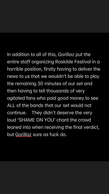 Gorillaz Roskilde Curse Strikes Again, Unleashing Drummer’s Fury! — photo 9