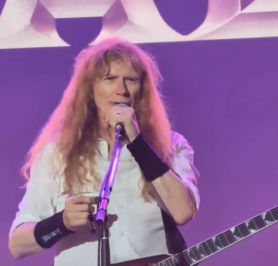 Dave Mustaine Calls Out “Dickhead” Journalist Onstage In Helsinki image