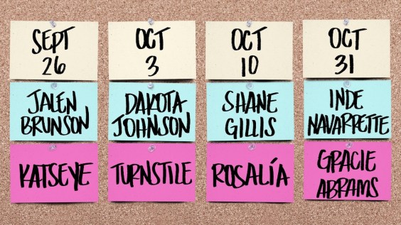 Turnstile, Rosalía, KATSEYE Booked For SNL Season 52 image