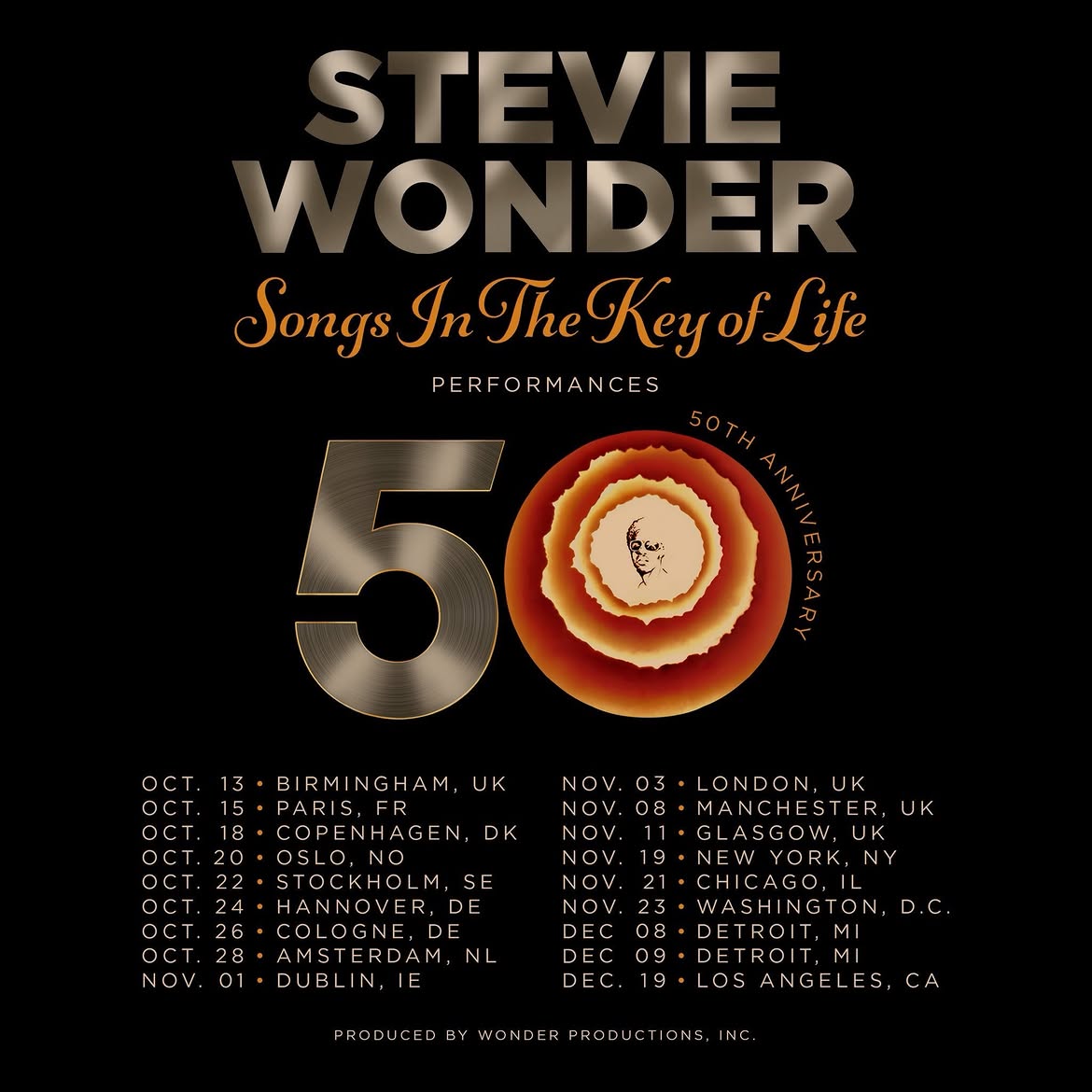 Stevie Wonder Announces Songs In The Key Of Life Tour, Readies Outtakes For New Album