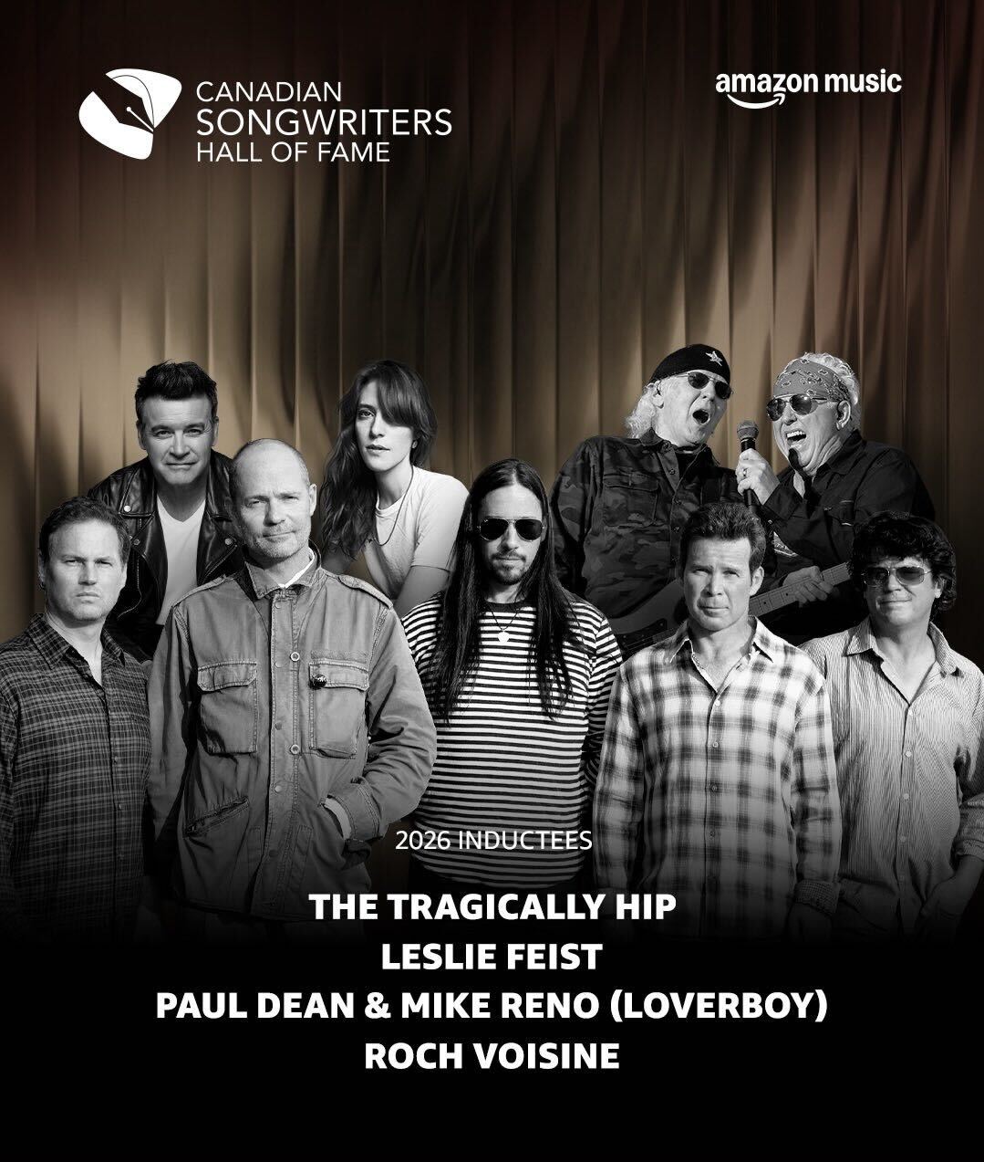 Feist, Tragically Hip Inducted Into Canadian Songwriters Hall of Fame