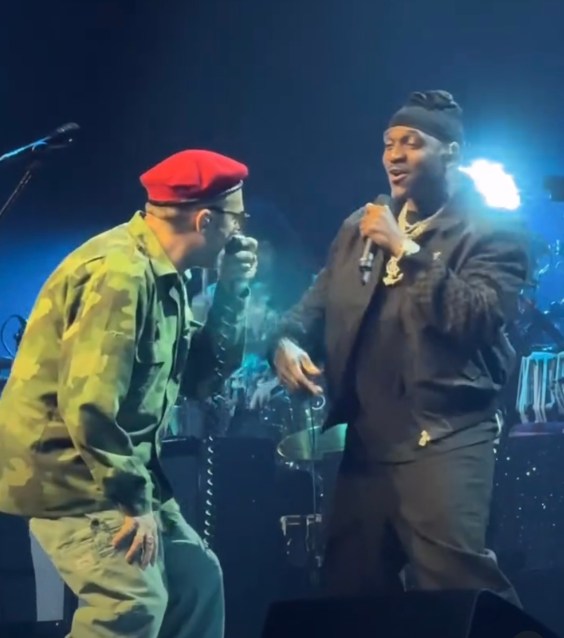 Pusha T Performs "Let Me Out" with Gorillaz at Madison Square Garden
