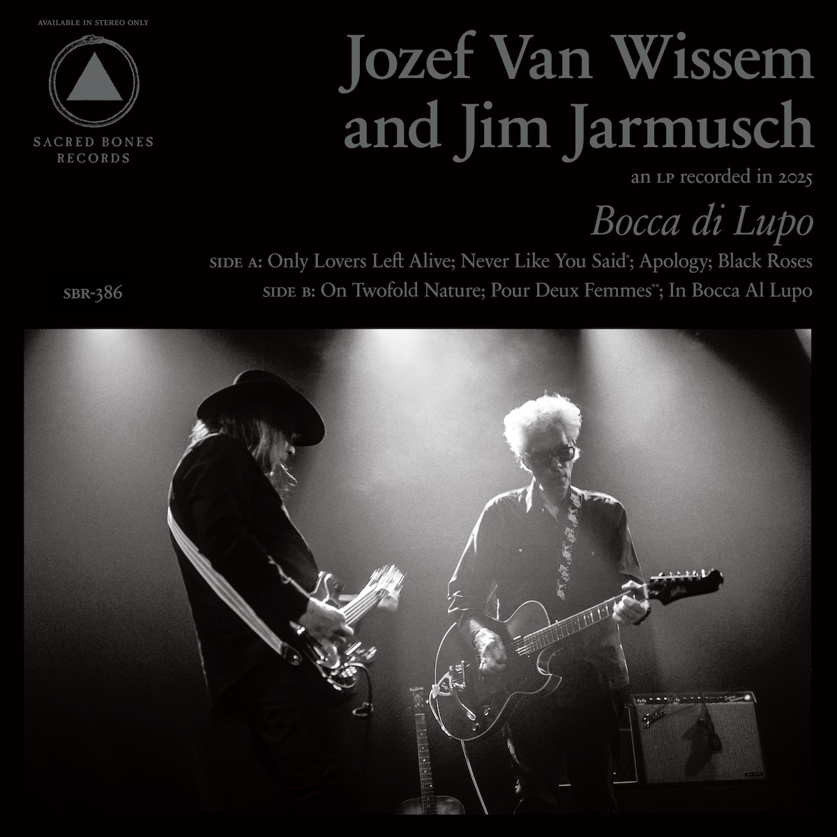 Jozef Van Wissem & Jim Jarmusch Announce New Double Album Bocca di Lupo/Mouth Of The Wolf: Hear “Never Like You Said” (Feat. Courtney Barnett)