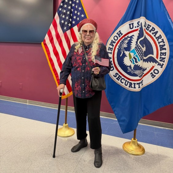 Joni Mitchell Becomes An American Citizen image