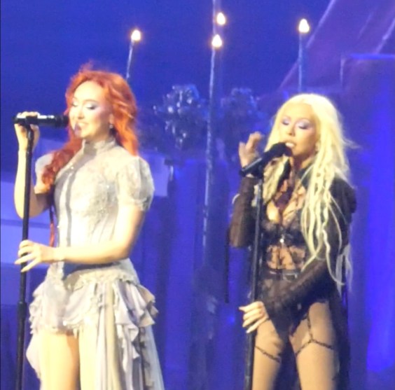 Chappell Roan Duets With Surprise Guest Christina Aguilera At Super Graphic Spectuacular