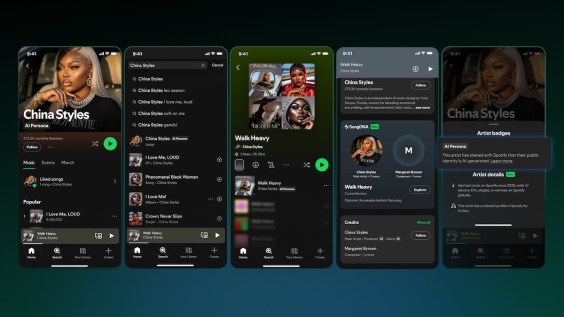 Spotify, AI şəxsiyyət nişanlarını təqdim edir, 75 milyon “spam” mahnısını silir