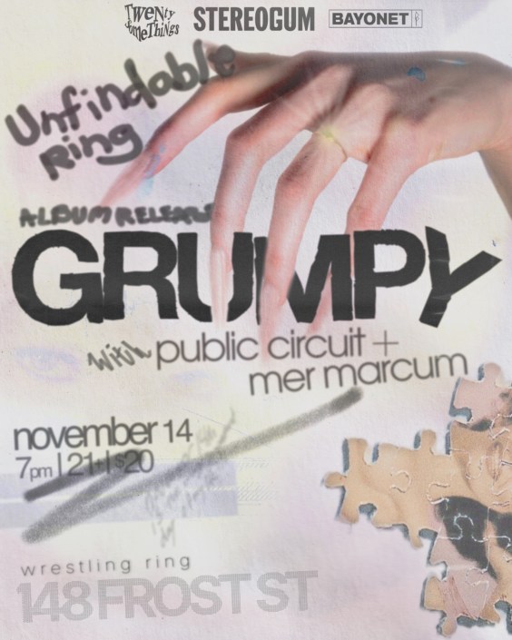 Stereogum to Host Grumpy’s ‘Unfindable Ring’ Release Show This May