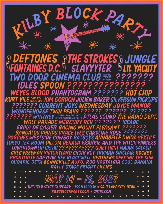 Kilby Block Party Announces 2027 Lineup